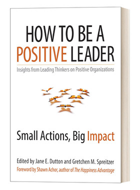 英文原版 How to Be a Positive Leader 成为一个积极的领导 小举动 大成效 企业管理 Jane E Dutton 英文版 进口英语原版书籍