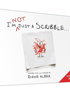 英文原版 I'm NOT just a Scribble 我不只是涂鸦 儿童精装艺术绘本 善良与接纳 Diane Alber 英文版 进口英语原版书籍