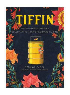 英文原版 Tiffin 印度食谱 500种正宗地方美食 精装 英文版 进口英语原版书籍