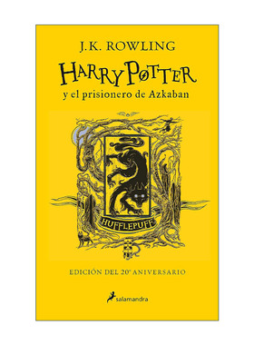 西班牙语原版 Harry Potter y el prisionero de Azkaban. Edicion Hufflepuff 哈利波特与阿兹卡班的囚徒 赫奇帕奇版 进口原版书