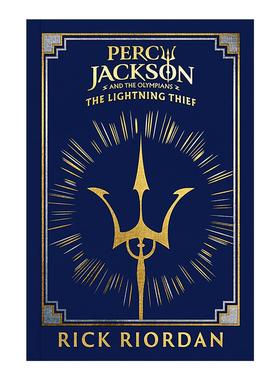 英文原版 Percy Jackson and the Olympians The Lightning Thief 波西·杰克逊与神火之盗 精装插画布面收藏版 进口英语原版书籍