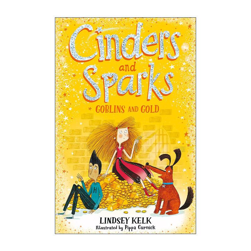 英文原版 Cinders and Sparks Goblins and Gold 小辛和小帕系列3 爆笑改编童话 儿童幽默故事书 英文版 进口英语原版书籍