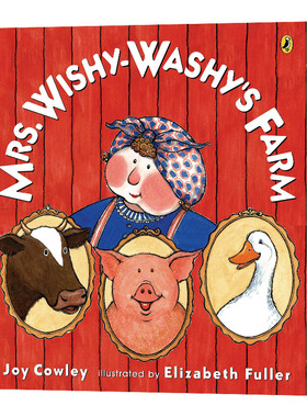 英文原版绘本 Mrs. Wishy-Washy's Farm 稀里糊涂太太的农场 乔伊考利 英文版 进口英语原版书籍儿童图书