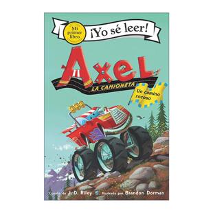 原版 Axel la camioneta Un camino rocoso 小卡车在曲折道路 西班牙语版 My First I Can Read分级阅读 进口原版书籍