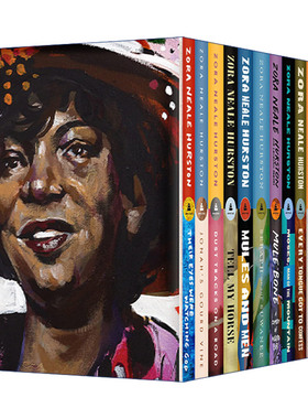 英文原版 Zora Neale Hurston Boxed Set 美国黑人作家 佐拉尼尔赫斯顿文学作品集10册盒装 他们眼望上苍 英文版 进口英语书籍