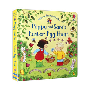 Sam 寻找复活节彩蛋 绘本 and Tales 英文版 波比和山姆 Easter 进口英语原版 Hunt Poppy 农场故事 Farmyard 英文原版 书籍 Egg