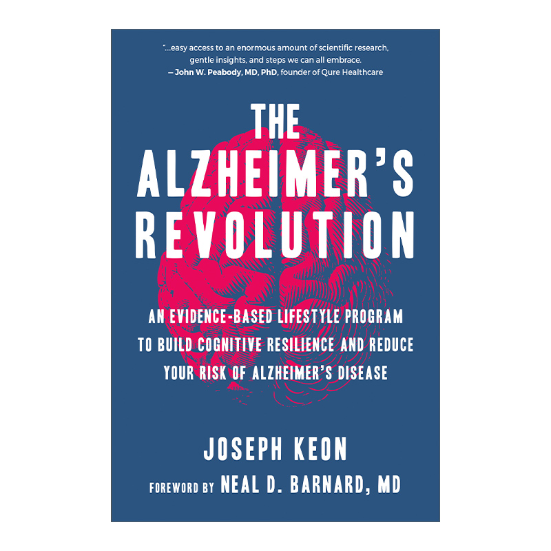 英文原版 The Alzheimer's Revolution 阿尔茨海默病革命 建立认知弹性和降低患老年痴呆的风险 Joseph Keon 英文版 进口英语书籍