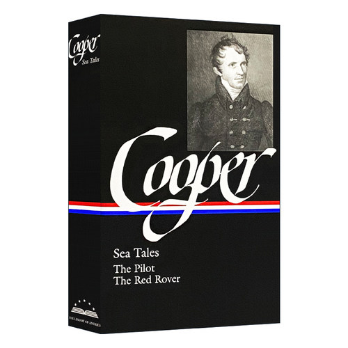英文原版小说 James Fenimore Cooper Sea Tales LOA #54 詹姆斯·费尼莫尔·库珀 海洋故事 精装 英文版 进口英语原版书籍