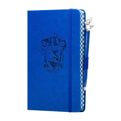 英文原版 Harry Potter Ravenclaw Classic Softcover Journal with Pen 哈利波特 拉文克劳学院 皮革笔记本 带学院徽章笔 英文版