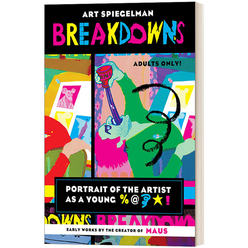 英文原版 Breakdowns Pantheon Graphic Library 崩溃 漫画 2022美国国家图书基金会终身成就奖 Art Spiegelman 英文版 进口书籍