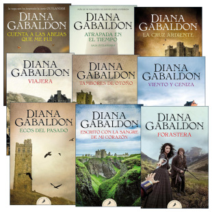 书籍 9册 Gabaldon Diana 古战场传奇 进口英语原版 小说 Outlander 异乡人 英文原版 西班牙语版 英文版 系列1