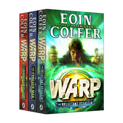 英文原版 W.A.R.P系列3册 Reluctant Assassin/Forever Man/Hangman's Revolution 奇幻冒险小说 阿特米斯作者 Eoin Colfer 英文版