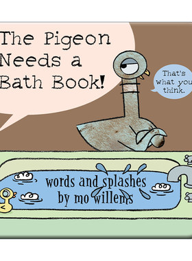 英文原版 The Pigeon Needs a Bath Book! 鸽子需要洗澡了 洗澡书 名家绘本 英文版 进口英语原版书籍