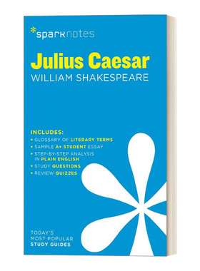 英文原版 Julius Caesar 凯撒大帝 SparkNotes Literature Guide文学导读系列 英文版 进口英语原版书籍
