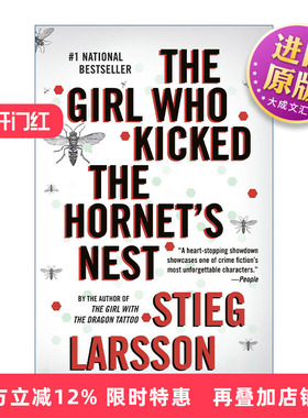 英文原版小说 Girl Who Kicked the Hornet's Nest 捅马蜂窝的女孩 千禧年三部曲3 Stieg Larsson 英文版 进口英语原版书籍