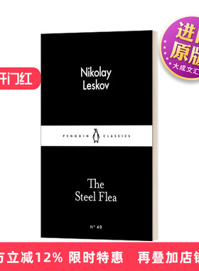 企鹅经典 小黑书 钢跳蚤 英文原版书籍 The Little Black Classics Steel Flea Nikolay Leskov