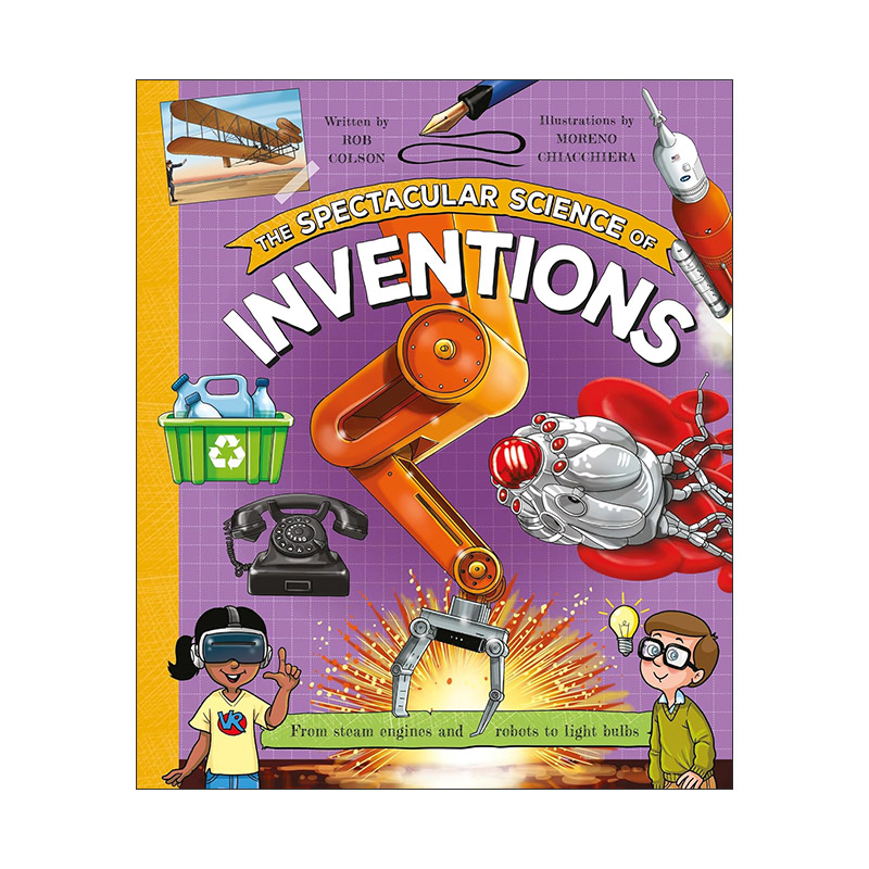 英文原版 The Spectacular Science of Inventions 壮观的发明科学 精装科普绘本 英文版 进口英语原版书籍