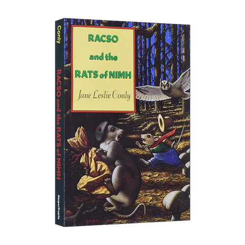 英文原版 Racso and the Rats of NIMH 尼姆的老鼠续集 纽伯瑞奖得主 Jane Conly 英文版 进口英语原版书籍