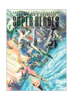 英文原版 Absolute Justice League The World's Greatest Super-heroes 绝对正义联盟 盖世英雄 新版 DC漫画 精装收藏版 英文版