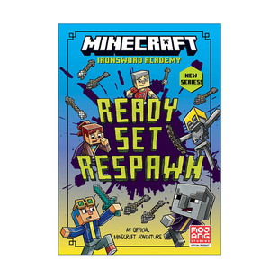 Set 书籍 进口英语原版 预备 Minecraft Ready 设置 我 Respawn 英文版 英文原版 世界小说 复活 铁剑学院系列1