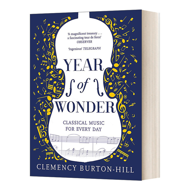 英文原版 YEAR OF WONDER Classical Music for Every Day 奇遇之年 每天一首古典音乐 英文版 进口英语原版书籍 书籍/杂志/报纸 原版其它 原图主图