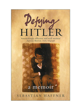 英文原版 Defying Hitler 一个德国人的故事 哈夫纳回忆录1914—1933 英文版 进口英语原版书籍