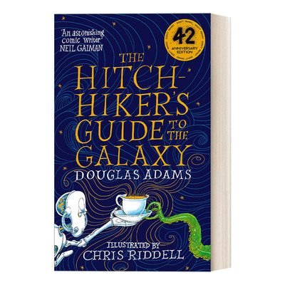 英文原版 The Hitchhiker's Guide to the Galaxy Illustrated Edition 银河系漫游指南 42周年插画版 英文版 进口英语原版书籍