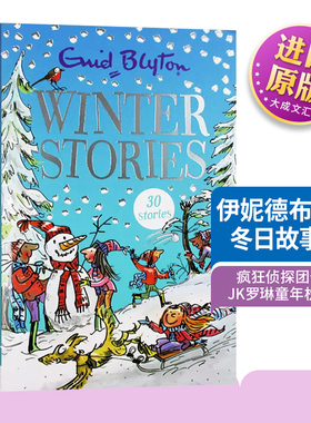 英文原版 伊妮德布莱顿冬日故事集 Enid Blyton Winter Stories  英文版儿童文学小说章节故事书英语阅读书籍