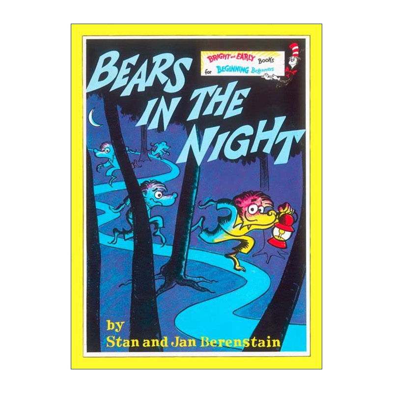 英文原版绘本 Bears in the Night 贝贝熊系列绘本 黑夜里的熊 平装大本 英文版 进口英语原版书籍