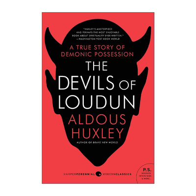 英文原版 The Devils of Loudun 卢丹的恶魔 法国神父“附魔”案 赫胥黎异质三部曲 英文版 进口英语原版书籍