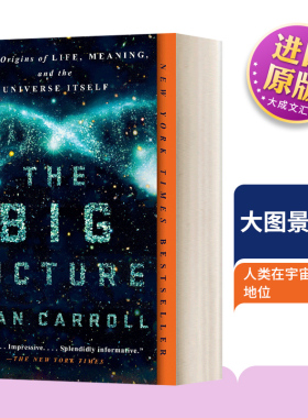 英文原版 The Big Picture 大图景 论生命的起源、意义和宇宙本身 物理 Sean Carroll 英文版 进口英语原版书籍