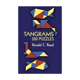 英文原版 Tangrams 330 Puzzles 七巧板 330个谜题游戏 益智拼图 Ronald C. Read 英文版 进口英语原版书籍