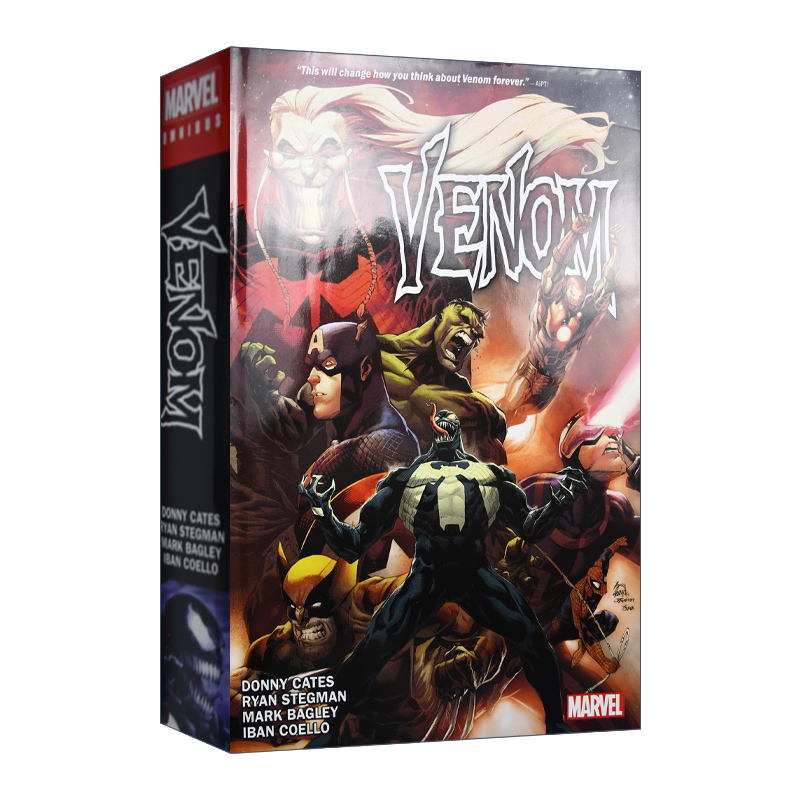 英文原版 Venomnibus By Cates & Stegman 漫威漫画 毒液完全收藏版 英文版 进口英语原版书籍
