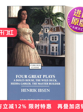 英文原版 Four Great Plays of Henrik Ibsen 有罪的我们 易卜生四大戏剧 Enriched Classics系列 英文版 进口英语原版书籍