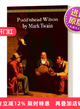 英文原版小说 Pudd'nhead Wilson 傻瓜威尔逊 Mark Twain 英文版 进口英语原版书籍