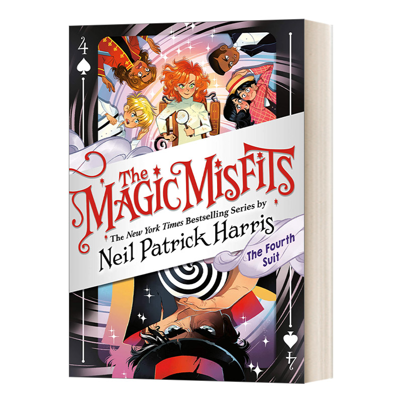 英文原版 魔法边缘少年4 Neil Patrick Harris 儿童读物 The Magic Misfits: The Fourth Suit