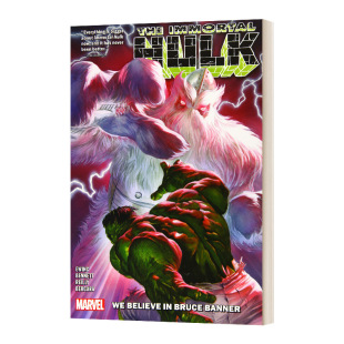 Vol 英文原版 进口英语原版 英文版 Immortal Banner Believe Bruce 不朽绿巨人浩克6 书籍 Hulk