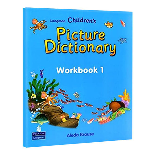 英文原版 Longman Children's Picture Dictionary Workbook 1 朗文英语彩图词典 练习册1 英文版儿童图书