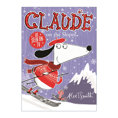英文原版 Claude on the Slopes 克劳德去滑雪 章节桥梁书 英文版 进口英语原版书籍
