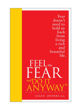 英文原版 Feel The Fear And Do It Anyway 苏珊·杰弗斯 惧动力 25周年精装版 英文版 进口英语原版书籍