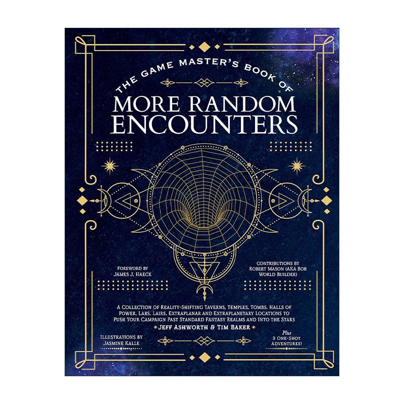 英文原版 The Game Master's Book of More Random Encounters 游戏大师 随机冒险续集 带随机NPC生成器 精装 进口英语原版书籍