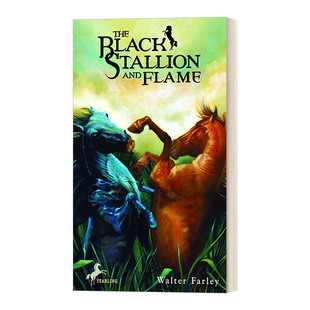 黑神驹与火焰 The Flame 英文原版 Walter 英文版 Stallion 青少年骑马动作冒险小说 Black 进口书 and Farley 黑神驹系列