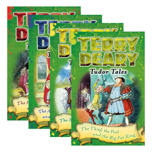 英文原版 Terry Deary's Historical Talesy Tudor Tales 都铎王朝的故事4册 儿童章节桥梁小说 英文版 进口英语原版书籍