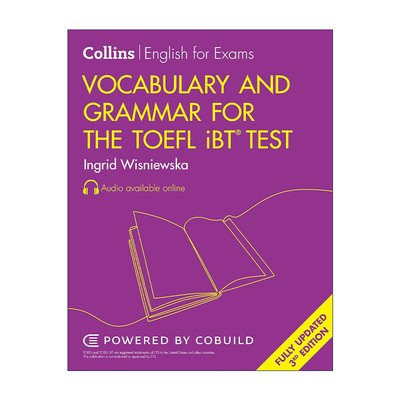 英文原版 Vocabulary and Grammar for the TOEFL iBT Test 新托福词汇和语法 改革版第三版 含在线音频 英文版 进口英语原版书籍