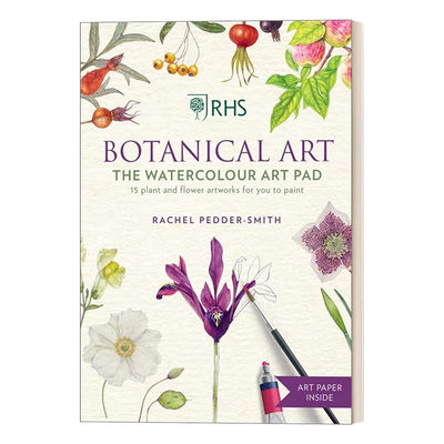 英文原版 RHS Botanical Art Watercolour Art Pad 皇家植物学院植物水彩画板 画册 英文版 进口英语原版书籍