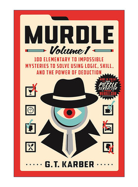 英文原版 Murdle Volume 1 谋杀谜团第1卷 从入门到极难 使用逻辑 技巧和推理能力破解100个谜团 英文版 进口英语原版书籍
