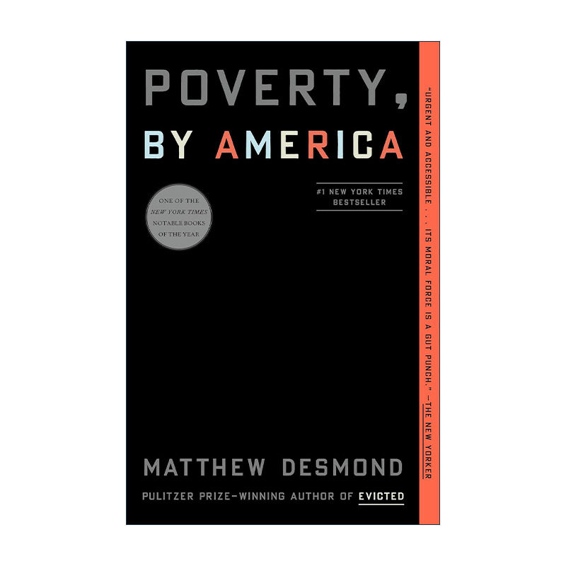 英文原版 Poverty by America 美国的贫穷 扫地出门作者Matthew Desmond马修·德斯蒙德 英文版 进口英语原版书籍