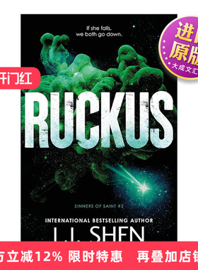 英文原版 Ruckus 骚动 北美晋江浪漫爱情小说 Sinners of Saint系列 2 英文版 进口英语原版书籍