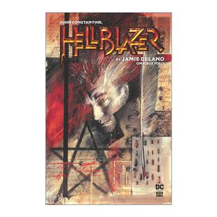 英文原版 John Constantine Hellblazer by Jamie Delano Omnibus Vol.1 约翰·康斯坦丁 地狱神探 精选集 DC漫画 精装经典收藏版