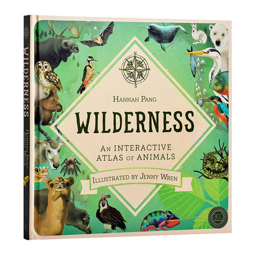 荒野 动物的生存地图 英文原版 Wilderness 精装大开机关翻翻书 动物 大自然 英文版儿童英语科普绘本 进口原版书籍 - 封面